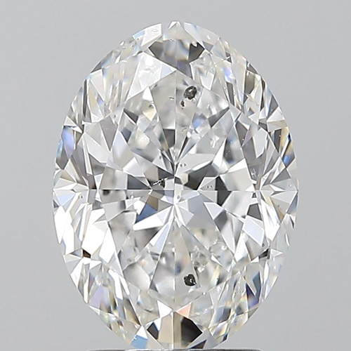 2.5 carat E-SI2 Natūralus Oval Deimantas (1)