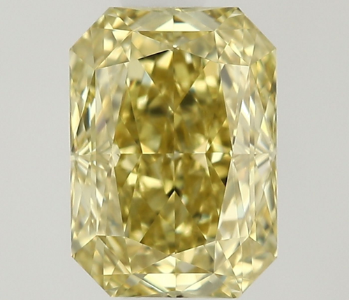 0.9 carat Fancy Yellow-VS1 Natūralus Radiant Deimantas (1)