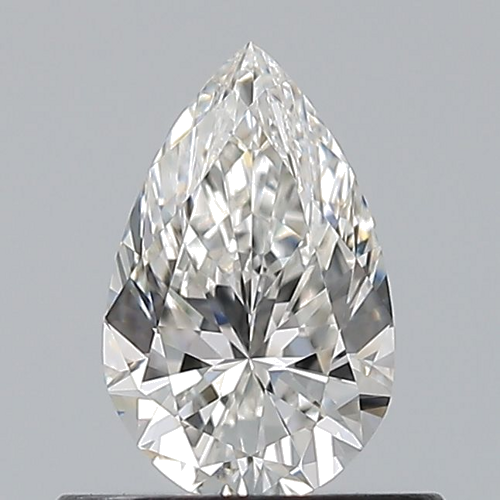 0.5 carat H-VVS2 Natūralus Pear Deimantas (1)