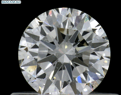 0.5 carat H-SI1 Excellent cut Natūralus Round Deimantas (1)