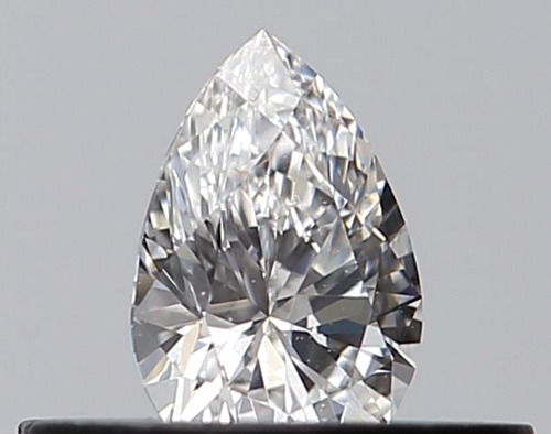 0.24 carat F-VVS1 Natūralus Pear Deimantas (1)