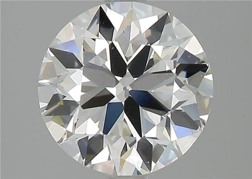 1.9 carat I-VVS2 Very Good cut Natūralus Round Deimantas (1)