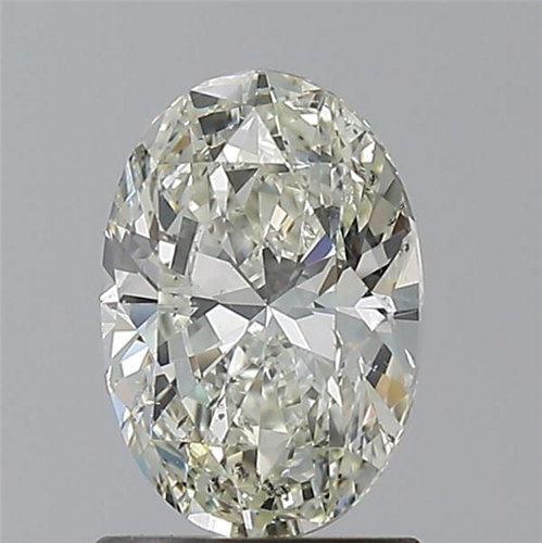 1.06 carat K-SI2 Natūralus Oval Deimantas (1)