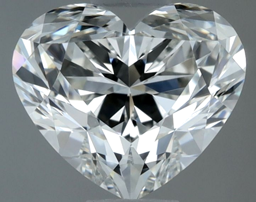1.0 carat I-VVS2 Natūralus Heart Deimantas (1)