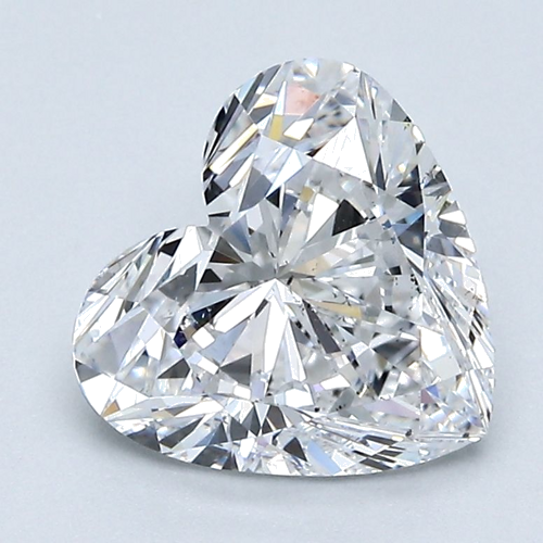 1.9 carat D-VS2 Natūralus Heart Deimantas (1)