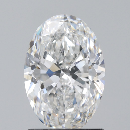 1.5 carat E-SI2 Natūralus Oval Deimantas (1)
