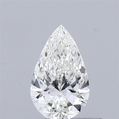 0.4 carat H-VVS2 Natūralus Pear Deimantas (1)