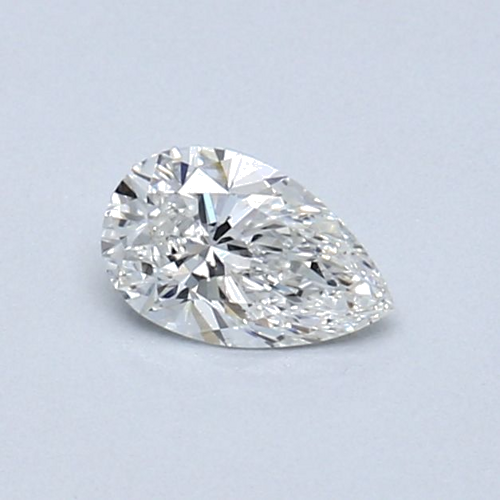 0.3 carat F-VS1 Natūralus Pear Deimantas (1)