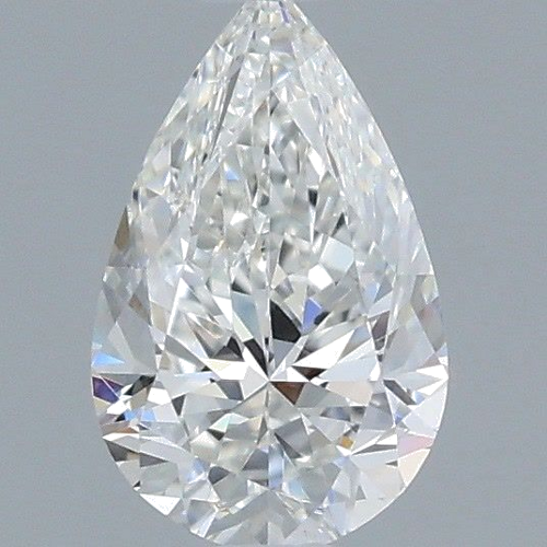 0.3 carat G-VVS2 Natūralus Pear Deimantas (1)
