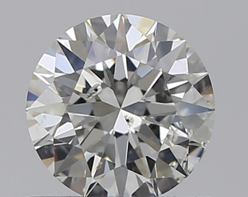 0.52 carat I-SI2 Excellent cut Natūralus Round Deimantas (1)