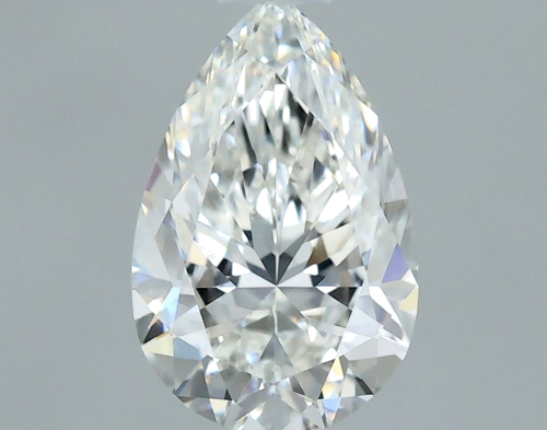 0.5 carat G-VVS2 Natūralus Pear Deimantas (1)