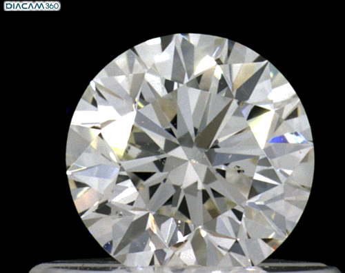 0.5 carat I-SI1 Excellent cut Natūralus Round Deimantas (1)