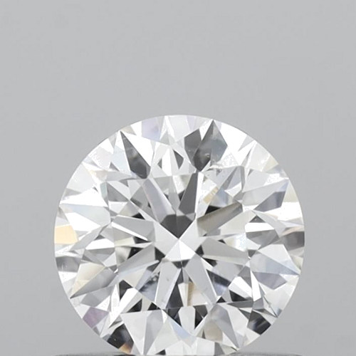 0.58 carat F-SI1 Excellent cut Natūralus Round Deimantas (1)