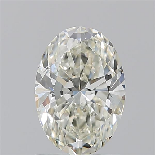 1.31 carat K-SI1 Natūralus Oval Deimantas (1)
