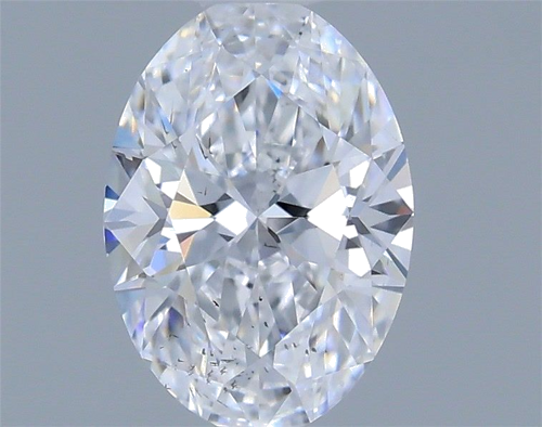 0.53 carat D-SI2 Natūralus Oval Deimantas (1)