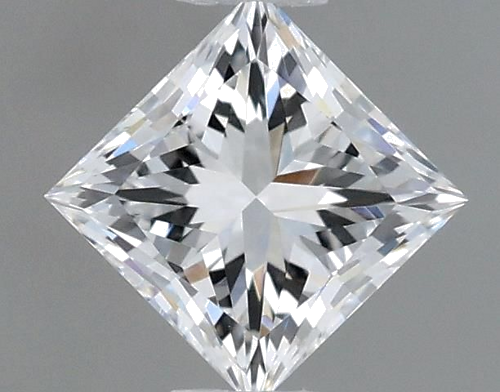 0.46 carat E-VVS2 Natūralus Princess Deimantas (1)