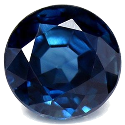0.66 carat BLUE Round Safyras (1)
