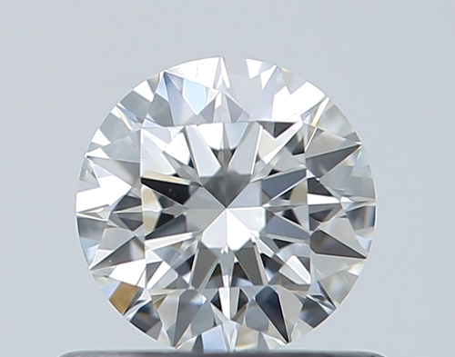 0.52 carat F-VVS2 Excellent cut Natūralus Round Deimantas (1)