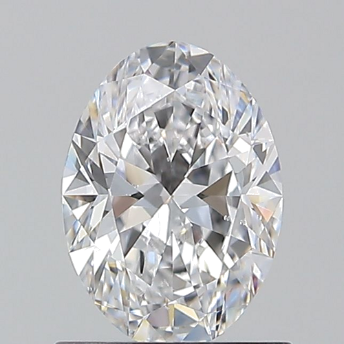 0.9 carat D-SI1 Natūralus Oval Deimantas (1)