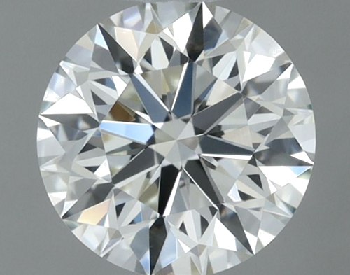 0.52 carat K-VVS2 Excellent cut Natūralus Round Deimantas (1)