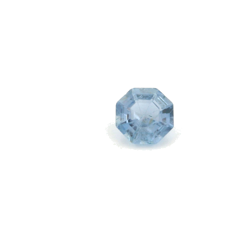 0.62 carat BLUE STEP cut Octagonal Safyras (1)