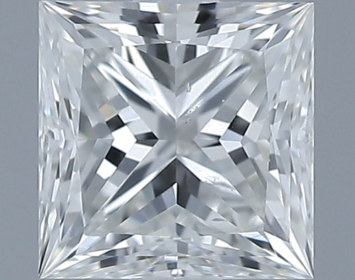 0.58 carat I-SI1 Natūralus Princess Deimantas (1)