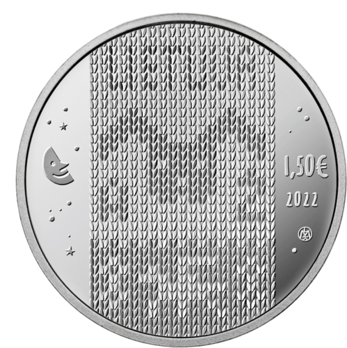 2022 Lietuvas Zuikis Puikis 1,5 eiro monēta (1)