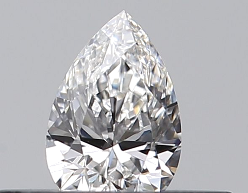 0.23 carat E-VS1 Natūralus Pear Deimantas (1)