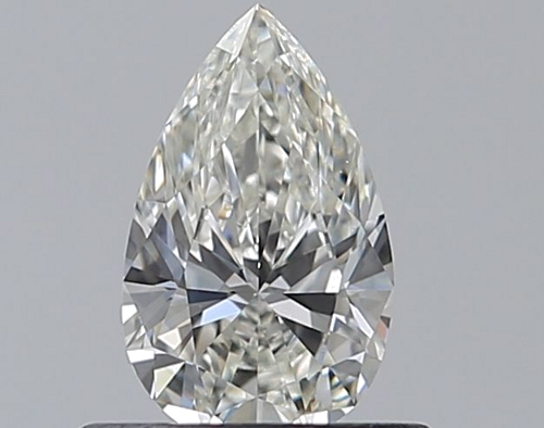 0.47 carat H-VVS2 Natūralus Pear Deimantas (1)