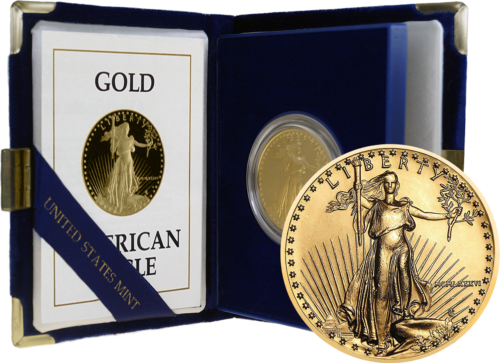 1 oz Американский Орел 1987 Proof золотая монета (1)