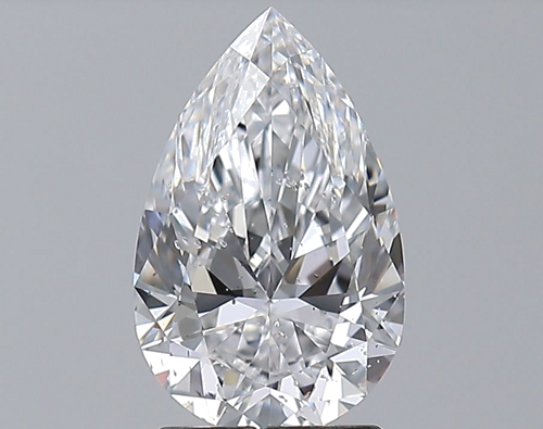 1.9 carat D-SI2 Natūralus Pear Deimantas (1)