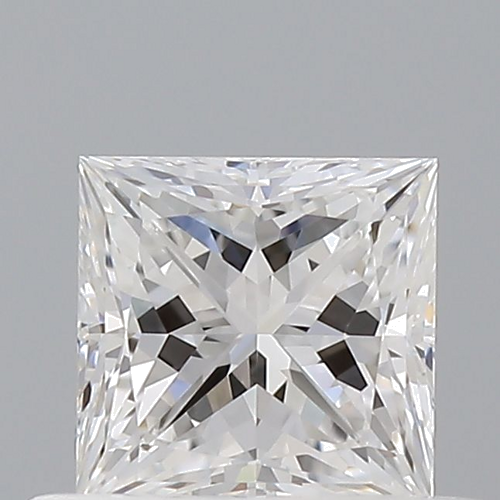 0.57 carat E-VVS1 Natūralus Princess Deimantas (1)