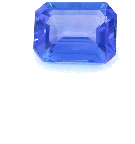 2.5 carat VIOLET STEP cut Octagonal Tanzanite (1)