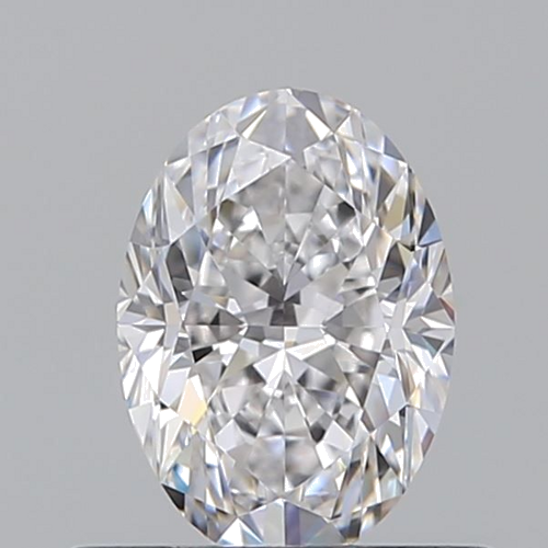 0.53 carat D-VVS2 Natūralus Oval Deimantas (1)