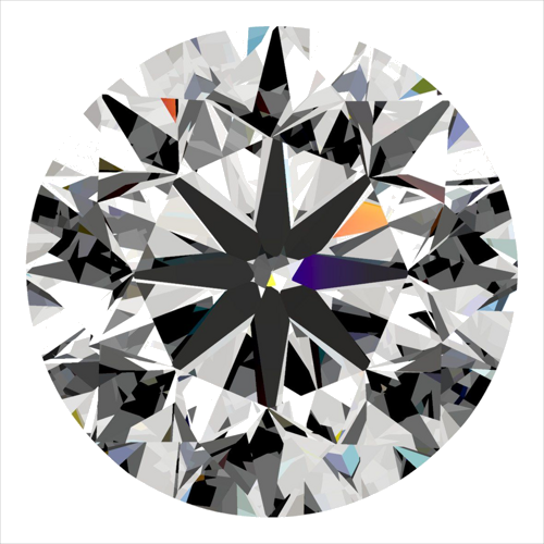 0.3 carat D-VVS2 Very Good cut Natūralus Round Deimantas (1)