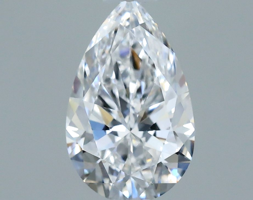 0.42 carat D-VVS1 Natūralus Pear Deimantas (1)