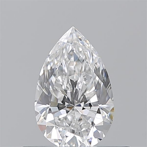 0.5 carat D-VVS1 Natūralus Pear Deimantas (1)