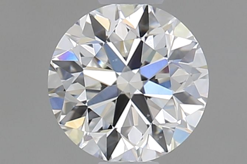 0.5 carat F-VS2 GD cut Natūralus Round Deimantas (1)