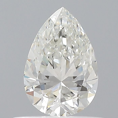 0.5 carat I-SI1 Natūralus Pear Deimantas (1)