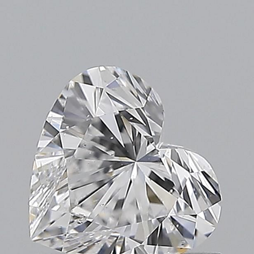 0.6 carat D-SI1 Natūralus Heart Deimantas (1)