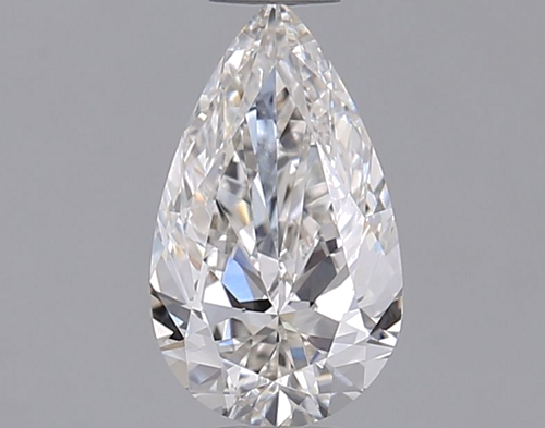 0.5 carat H-VVS2 Natūralus Pear Deimantas (1)