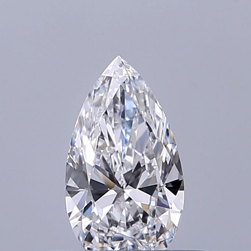 0.36 carat D-IF Natūralus Pear Deimantas (1)