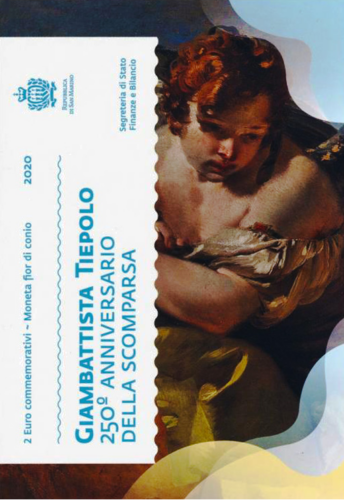 2020 Монета Сан-Марино Джованни Баттиста Тьеполо 2 евро (4)