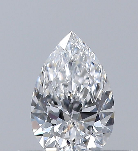 0.3 carat D-VS2 Natūralus Pear Deimantas (1)