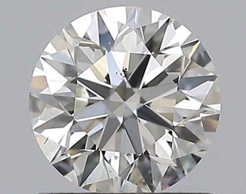 0.76 carat I-SI1 Excellent cut Natūralus Round Deimantas (1)