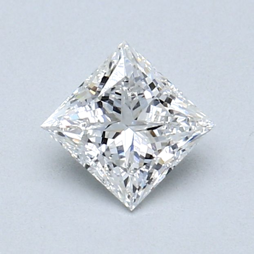 0.58 carat E-VS1 Natūralus Princess Deimantas (1)
