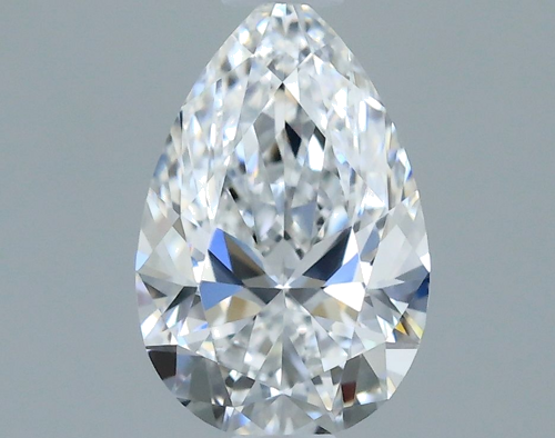 0.43 carat D-VVS2 Natūralus Pear Deimantas (1)