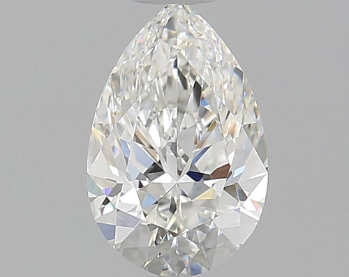 0.64 carat G-VVS2 Natūralus Pear Deimantas (1)