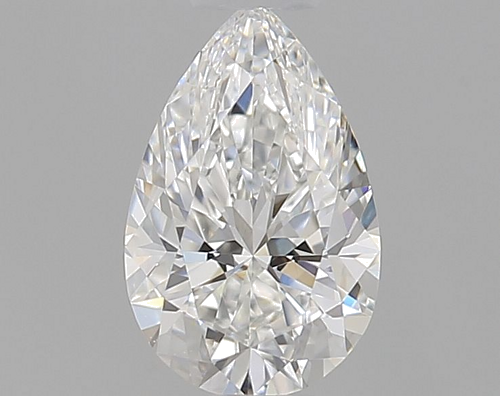 0.34 carat F-VVS1 Natūralus Pear Deimantas (1)