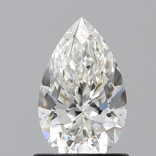 1.01 carat H-VVS1 Natūralus Pear Deimantas (1)